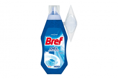 WC gel a dávkovač BREF moře 360 ml