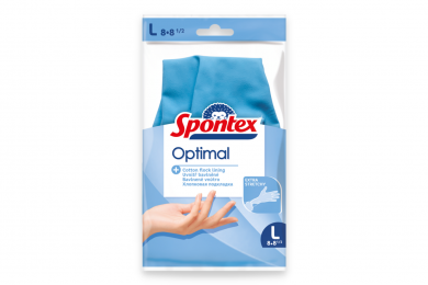 Gumové rukavice SPONTEX L