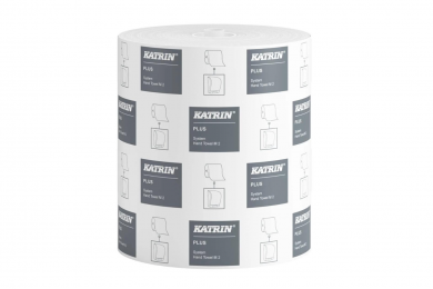 Dvouvrstvé papírové ručníky v roli KATRIN Plus Systém